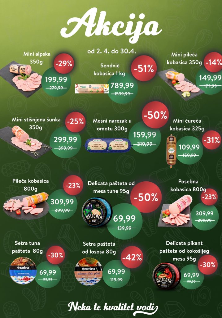 Mesečna akcija april